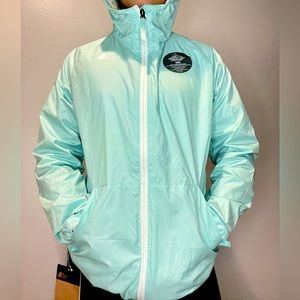North Face Girls G Windy Crest Hoodie Coastal Green
